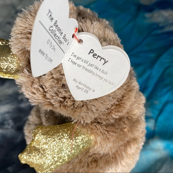 Perry the Platypus TY Beanie Baby - Picture 2 of 2